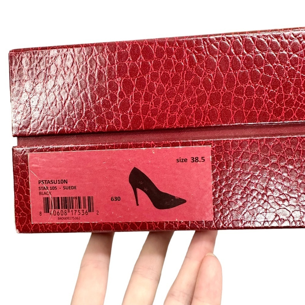 Tamara Mellon Star Cutout Suede Heel Pumps - Picture 9 of 9